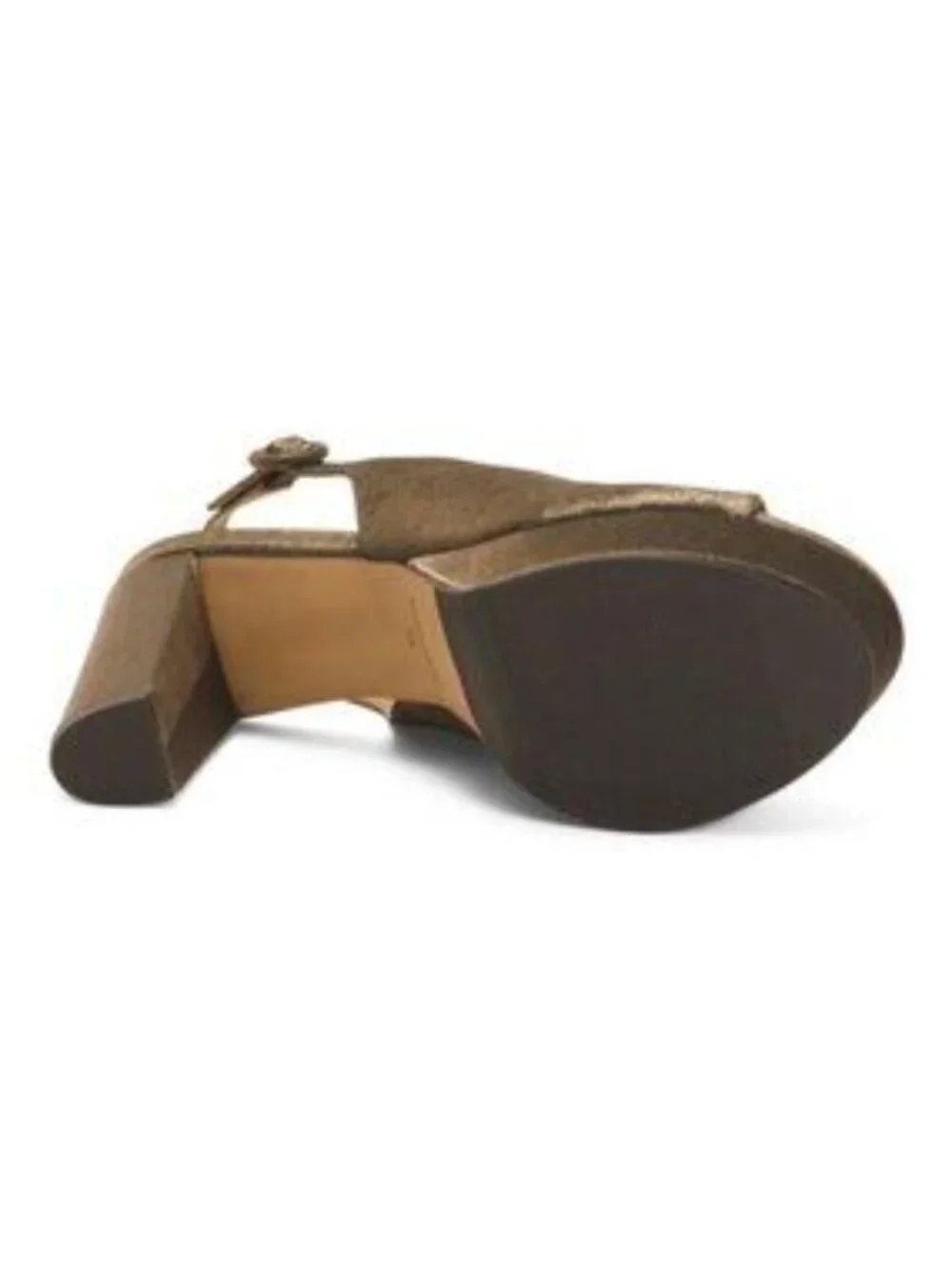 BERNARDO Made In Brazil Vega Peep Toe Platform Slingback Heeled Sandals